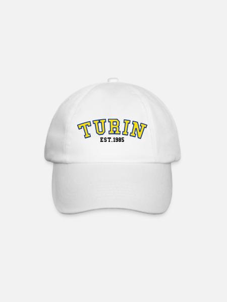 Turin Est.1985 - Baseballkappe - Weiß/Weiß