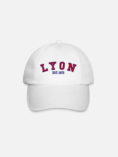 Lyon Est. 1975 - Baseballkappe - Weiß/Weiß