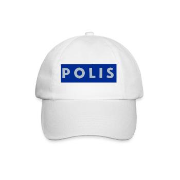 Polizei - Baseballkappe - Weiß/Weiß - Vorne