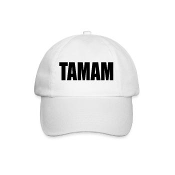 TAMAM TÜRKISCH ZUSTIMMUNG - Baseballkappe - Weiß/Weiß - Vorne
