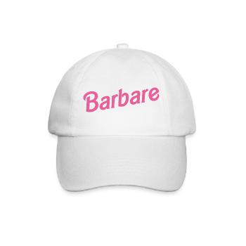 BARBARISCH! - Baseballkappe - Weiß/Weiß - Vorne