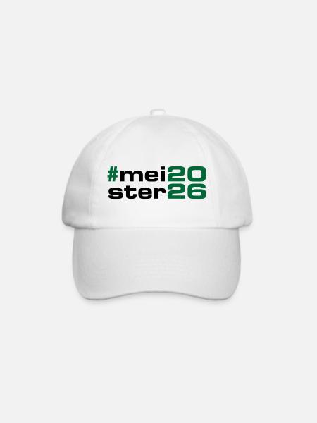 Meister 2026 Meisterschaft - Baseballkappe - Weiß/Weiß