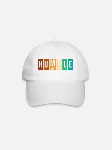 Workaholic Humble - Baseballkappe - Weiß/Weiß