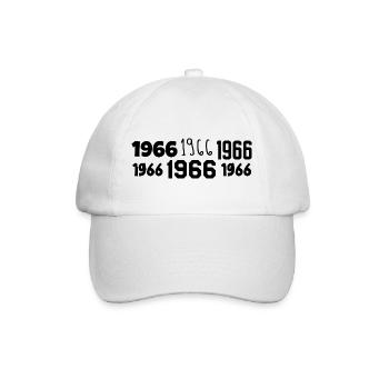 1966 – Großartig seit 1966 - Baseballkappe - Weiß/Weiß - Vorne