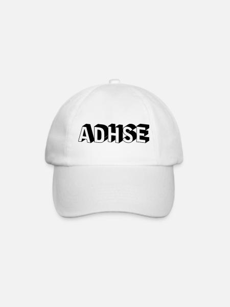 ADHSE - Baseballkappe - Weiß/Weiß