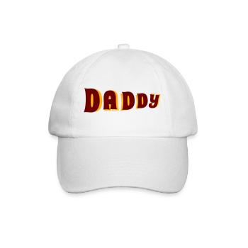 Daddy - Baseballkappe - Weiß/Weiß - Vorne