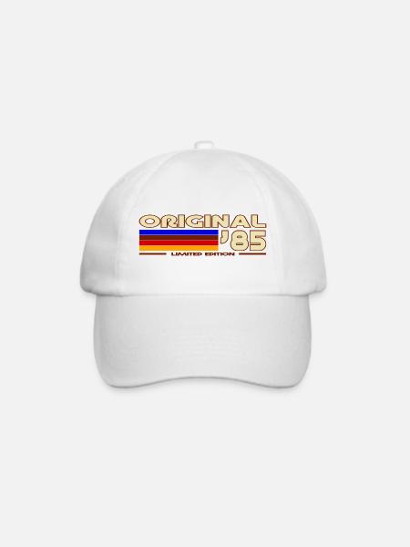 1985 - Baseballkappe - Weiß/Weiß