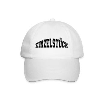 Einzelstück - Baseballkappe - Weiß/Weiß - Vorne