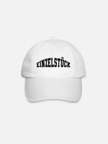 Einzelstück - Baseballkappe - Weiß/Weiß