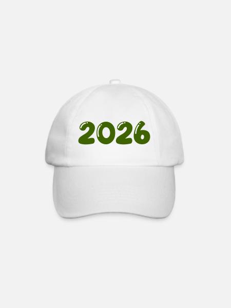 2026 - Baseballkappe - Weiß/Weiß