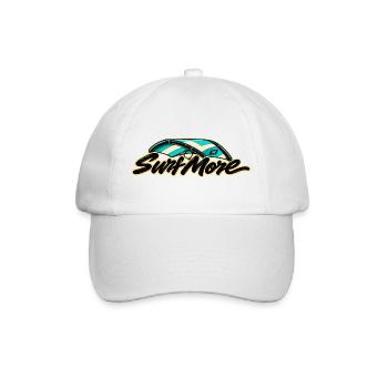 Surf More – Wing Classic - Baseballkappe - Weiß/Weiß - Vorne