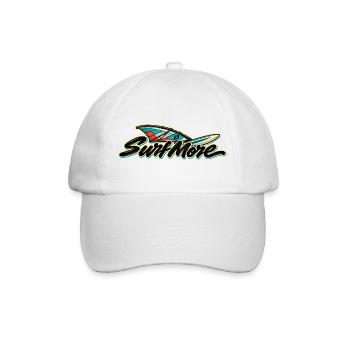 Surf More – Wind Classic - Baseballkappe - Weiß/Weiß - Vorne
