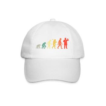 Chemiker Evolution Chemielehrer Chemie Laborant - Baseballkappe - Weiß/Weiß - Vorne