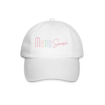 Meno Sause - Baseballkappe - Weiß/Weiß - Vorne