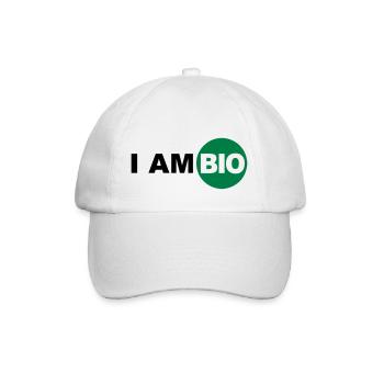 bio - Baseballkappe - Weiß/Weiß - Vorne
