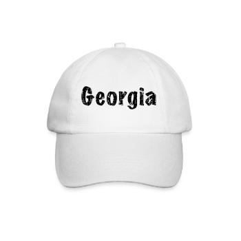 Georgia - Baseballkappe - Weiß/Weiß - Vorne
