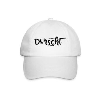 Durscht, Durst auf bayrisch - Baseballkappe - Weiß/Weiß - Vorne
