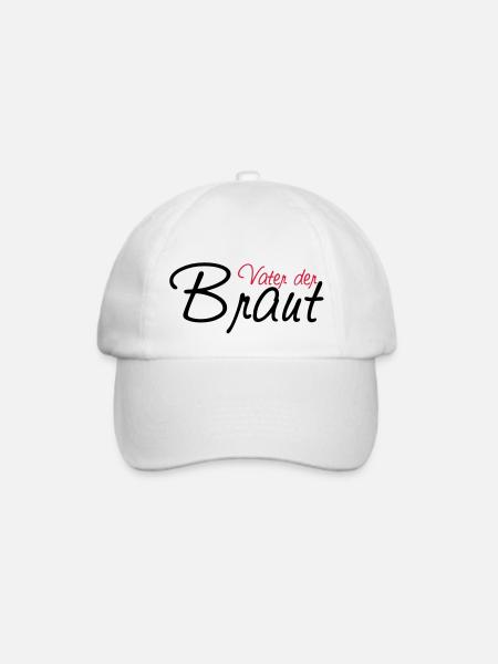 vater_der_braut - Baseballkappe - Weiß/Weiß