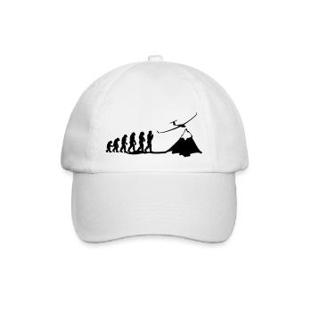segelflug evolution - Baseballkappe - Weiß/Weiß - Vorne