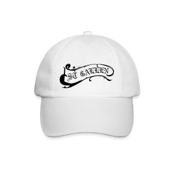 St. Gallen Logo - Baseballkappe - Weiß/Weiß - Vorne
