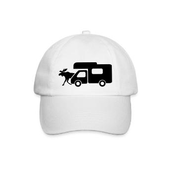 Wohnmobil - Baseballkappe - Weiß/Weiß - Vorne
