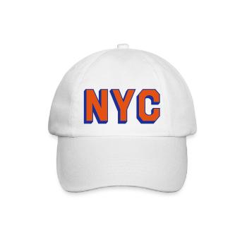 NYC 2 - Baseballkappe - Weiß/Weiß - Vorne