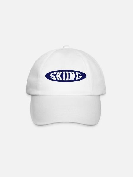 Skiing - Baseballkappe - Weiß/Weiß