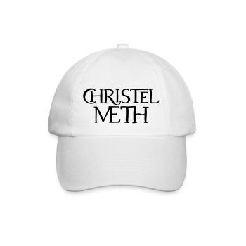 Christal Meth Parodie - Baseballkappe - Weiß/Weiß - Vorne