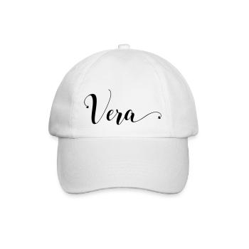 vera - Baseballkappe - Weiß/Weiß - Vorne