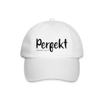 Perfekt - Baseballkappe - Weiß/Weiß - Vorne