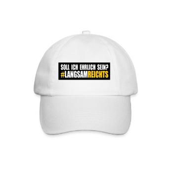 LANGSAM REICHTS - Baseballkappe - Weiß/Weiß - Vorne