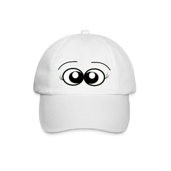 Augen female 2 - Baseballkappe - Weiß/Weiß - Vorne