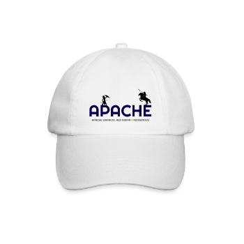 Alles über Apache, Apache Indian, Apache hoodies, A - Baseballkappe - Weiß/Weiß - Vorne