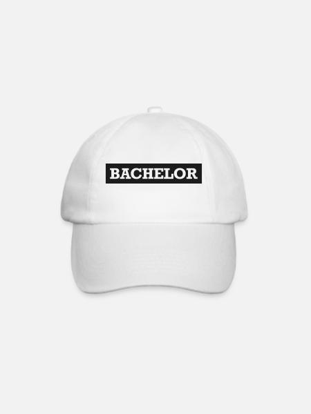 Bachelor - Baseballkappe - Weiß/Weiß