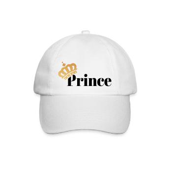 Prince - Baseballkappe - Weiß/Weiß - Vorne