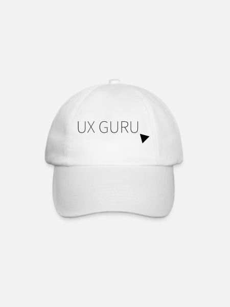 UX Guru - Baseballkappe - Weiß/Weiß