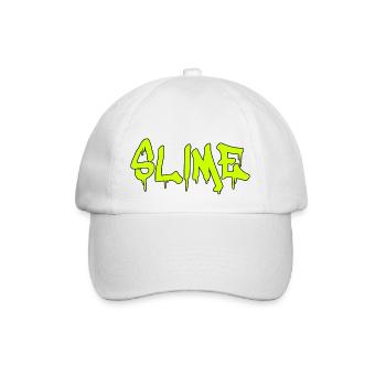 Slime Schleim - Baseballkappe - Weiß/Weiß - Vorne