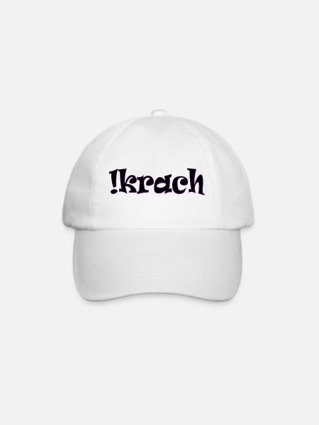 Krach - Baseballkappe - Weiß/Weiß
