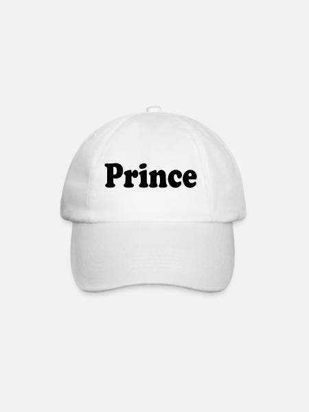 Prince - Baseballkappe - Weiß/Weiß