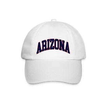 arizona - Baseballkappe - Weiß/Weiß - Vorne