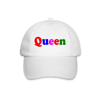 QUEEN - Baseballkappe - Weiß/Weiß - Vorne