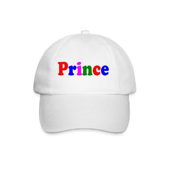 Prince - Baseballkappe - Weiß/Weiß - Vorne