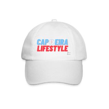 Capoeira Lifestyle - Baseballkappe - Weiß/Weiß - Vorne