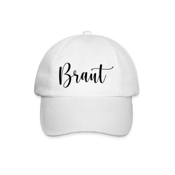 braut - Baseballkappe - Weiß/Weiß - Vorne