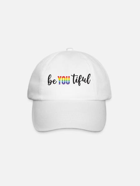 Pride Month LGBT - BeYOUTiful - Baseballkappe - Weiß/Weiß