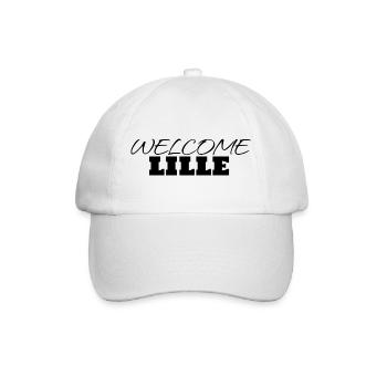 Bienvenue Lille - Baseballkappe - Weiß/Weiß - Vorne