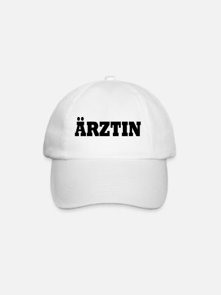Ärztin - Baseballkappe - Weiß/Weiß