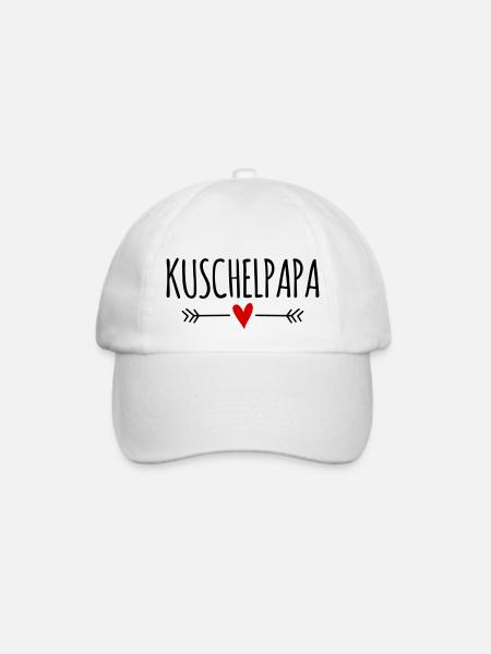 Bester liebster Papa kuscheln Teddybär Kuschelbär - Baseballkappe - Weiß/Weiß