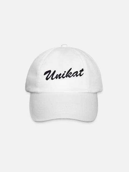 Unikat - Baseballkappe - Weiß/Weiß