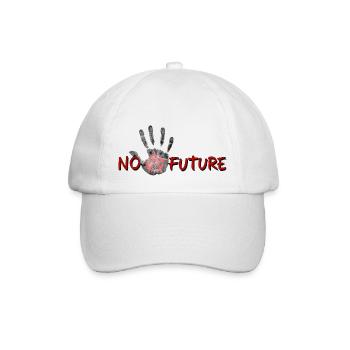 No Future Palm - Baseballkappe - Weiß/Weiß - Vorne